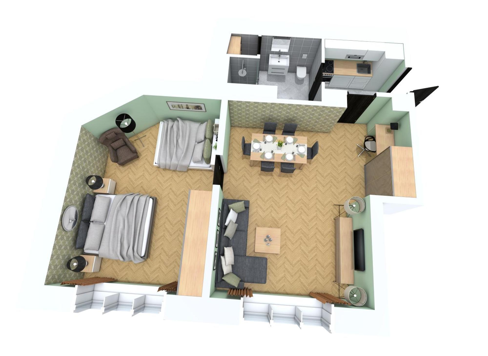 Oasis Apartments At Charles Square Prague Luaran gambar