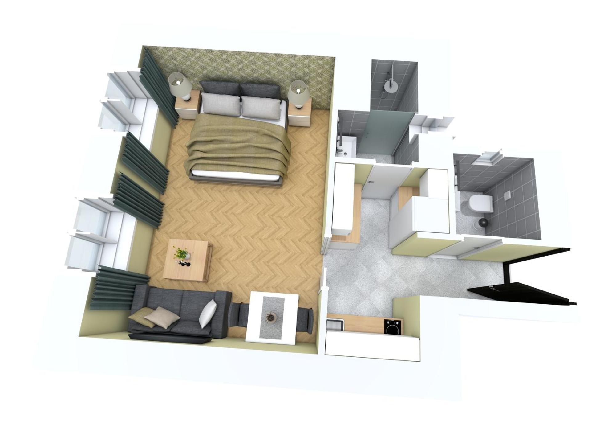 Oasis Apartments At Charles Square Prague Luaran gambar
