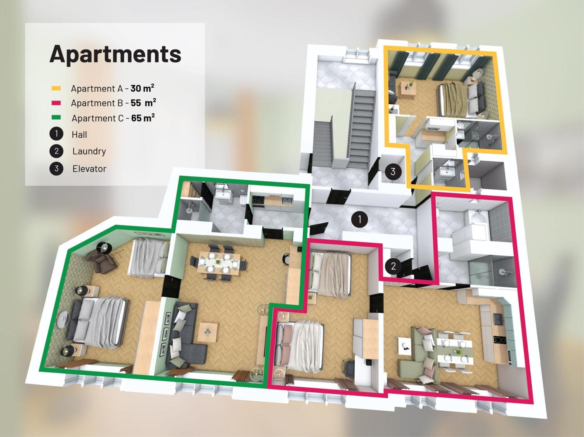 Oasis Apartments At Charles Square Prague Luaran gambar
