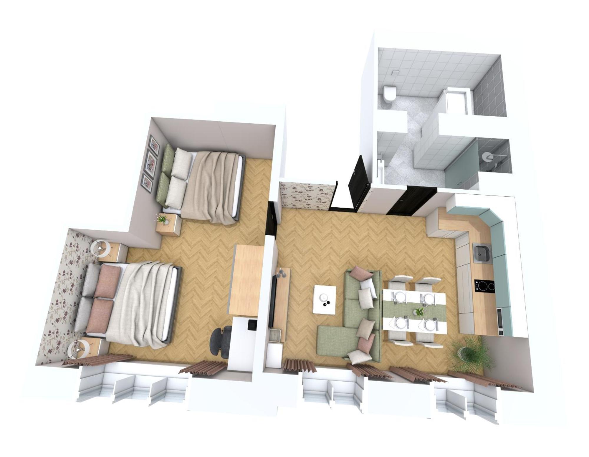 Oasis Apartments At Charles Square Prague Luaran gambar